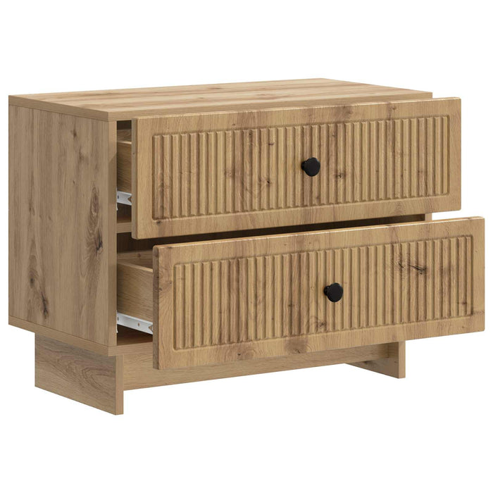 Dulap de noapte cu sertar Stejar Artizanal 62 x 34,5 x 47,5 cm - WALTI WALTI