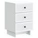 Dulap de noapte cu sertar Alb 43 x 41 x 66,5 cm Lemn prelucrat - WALTI WALTI