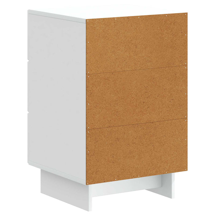 Dulap de noapte cu sertar Alb 43 x 41 x 66,5 cm Lemn prelucrat - WALTI WALTI