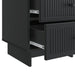Dulap de noapte Negru 43 x 41 x 66,5 cm Lemn prelucrat - WALTI WALTI
