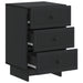 Dulap de noapte Negru 43 x 41 x 66,5 cm Lemn prelucrat - WALTI WALTI