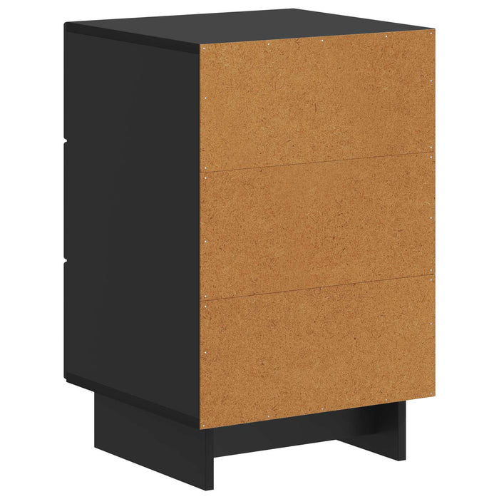 Dulap de noapte Negru 43 x 41 x 66,5 cm Lemn prelucrat - WALTI WALTI
