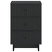 Dulap de noapte Negru 43 x 41 x 66,5 cm Lemn prelucrat - WALTI WALTI