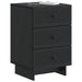 Dulap de noapte Negru 43 x 41 x 66,5 cm Lemn prelucrat - WALTI WALTI