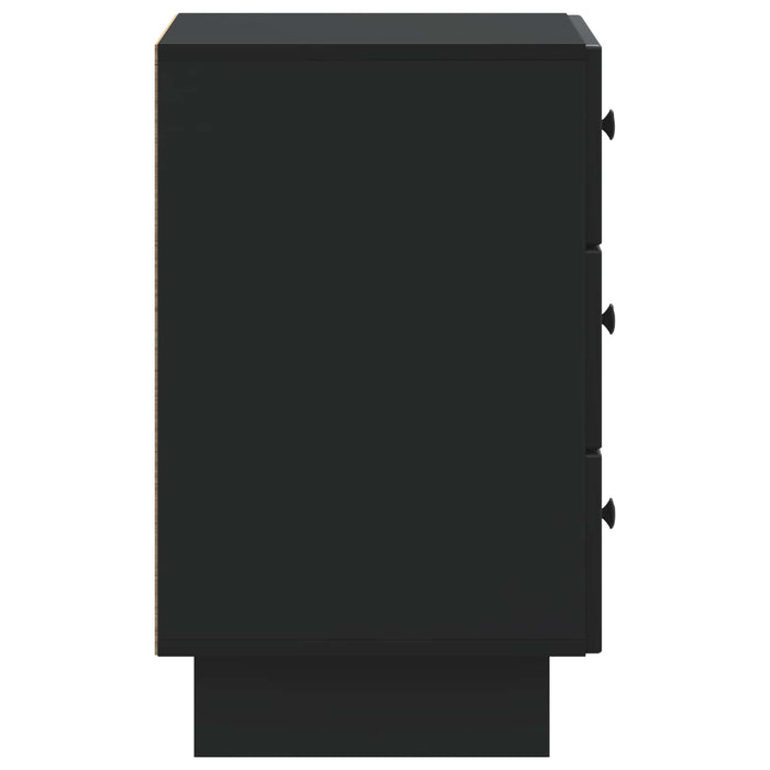 Dulap de noapte Negru 43 x 41 x 66,5 cm Lemn prelucrat - WALTI WALTI