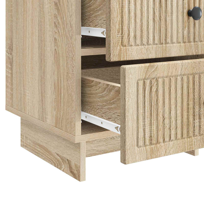 Dulap de noapte Stejar Sonoma 43 x 41 x 66,5 cm Lemn prelucrat - WALTI WALTI