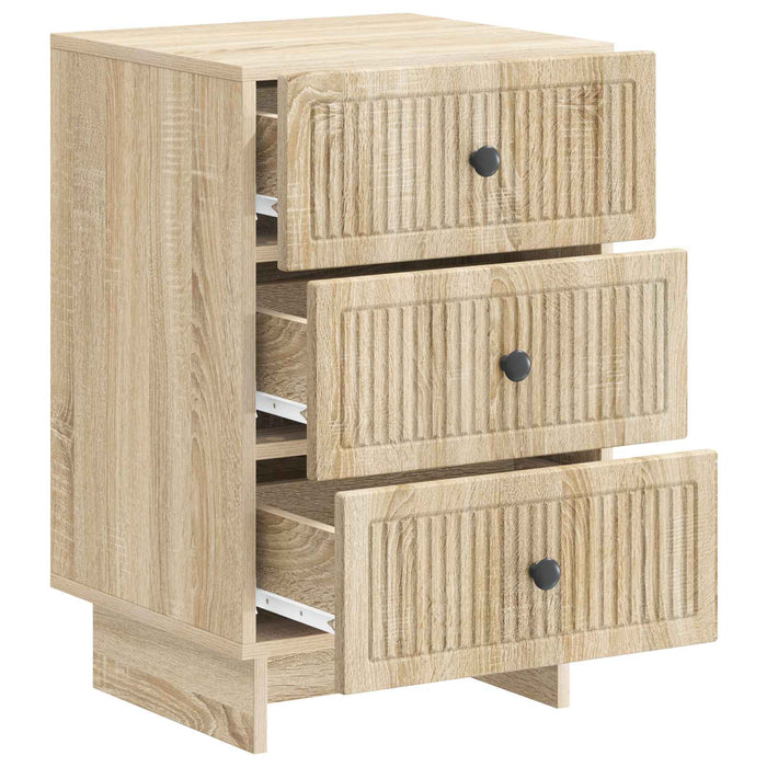 Dulap de noapte Stejar Sonoma 43 x 41 x 66,5 cm Lemn prelucrat - WALTI WALTI