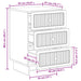 Dulap de noapte Stejar Sonoma 43 x 41 x 66,5 cm Lemn prelucrat - WALTI WALTI