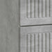 Dulap de noapte Gri Beton 43 x 41 x 66,5 cm Lemn prelucrat - WALTI WALTI