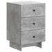 Dulap de noapte Gri Beton 43 x 41 x 66,5 cm Lemn prelucrat - WALTI WALTI