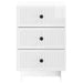 Dulap de noapte cu sertar Alb foarte lucios 43 x 41 x 66,5 cm - WALTI WALTI