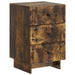 Dulap de noapte Stejar fumuriu 43 x 41 x 66,5 cm Lemn prelucrat - WALTI WALTI