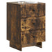 Dulap de noapte Stejar fumuriu 43 x 41 x 66,5 cm Lemn prelucrat - WALTI WALTI