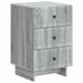 Dulap de noapte Sonoma gri 43 x 41 x 66,5 cm Lemn prelucrat - WALTI WALTI