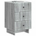 Dulap de noapte Sonoma gri 43 x 41 x 66,5 cm Lemn prelucrat - WALTI WALTI