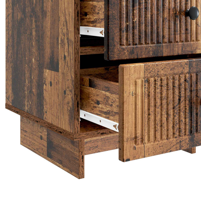 Dulap de noapte Lemn vechi 43 x 41 x 66,5 cm Lemn prelucrat - WALTI WALTI