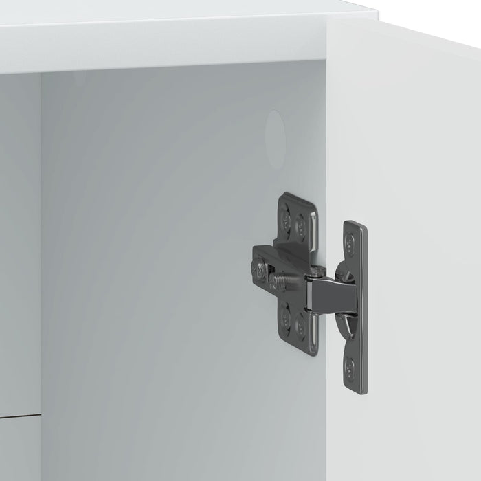 Dulap de noapte Alb 43 x 34,5 x 50 cm Lemn prelucrat - WALTI WALTI