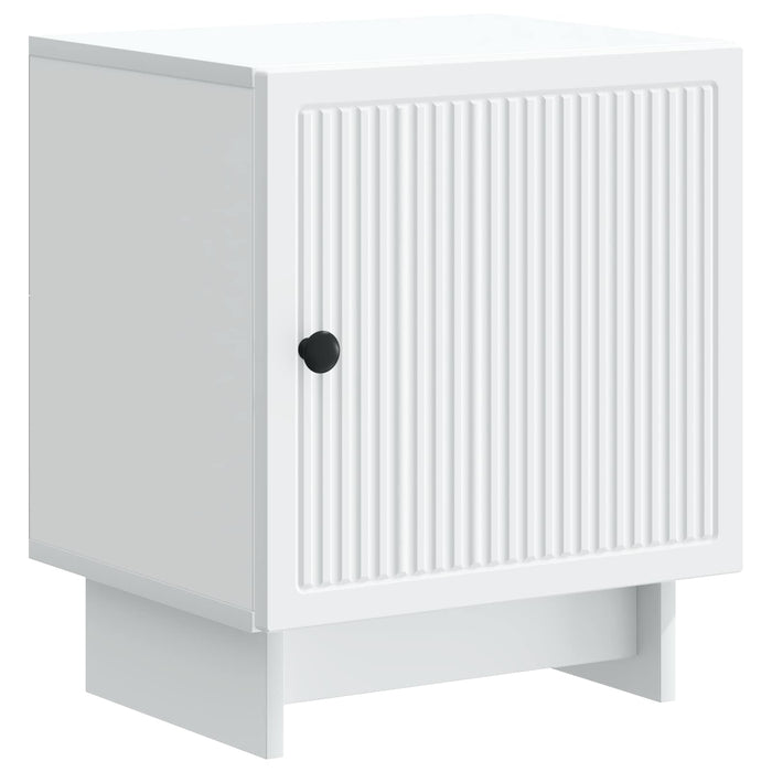 Dulap de noapte Alb 43 x 34,5 x 50 cm Lemn prelucrat - WALTI WALTI