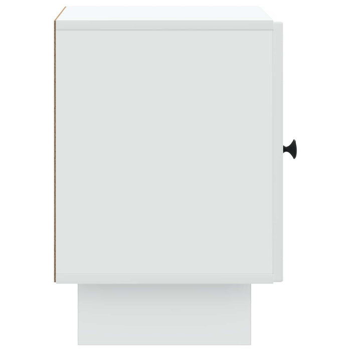 Dulap de noapte Alb 43 x 34,5 x 50 cm Lemn prelucrat - WALTI WALTI