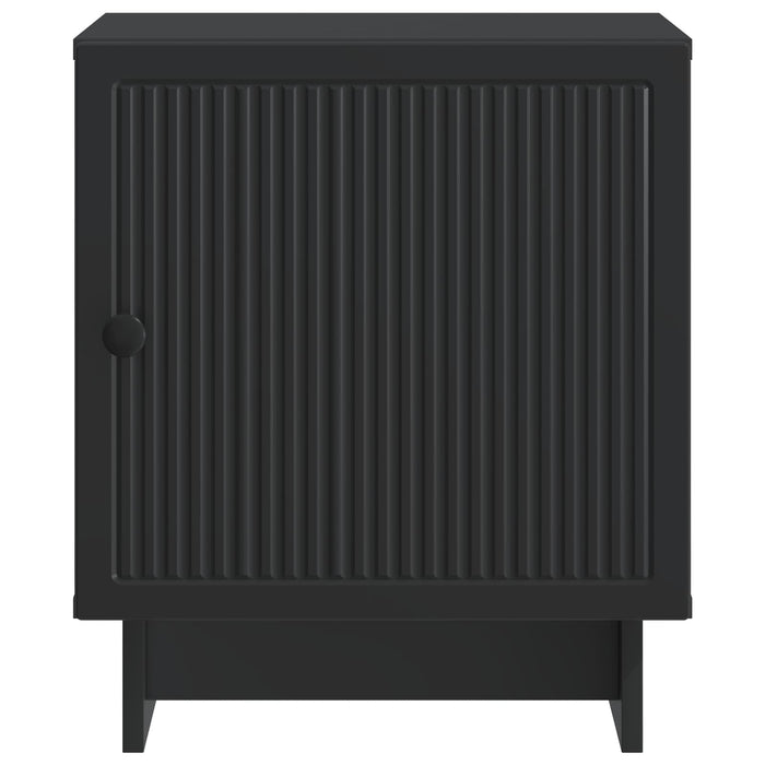 Dulap de noapte Negru 43 x 34,5 x 50 cm Lemn prelucrat - WALTI WALTI