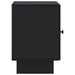 Dulap de noapte 2 pcs Negru 43 x 34,5 x 50 cm Lemn prelucrat - WALTI WALTI