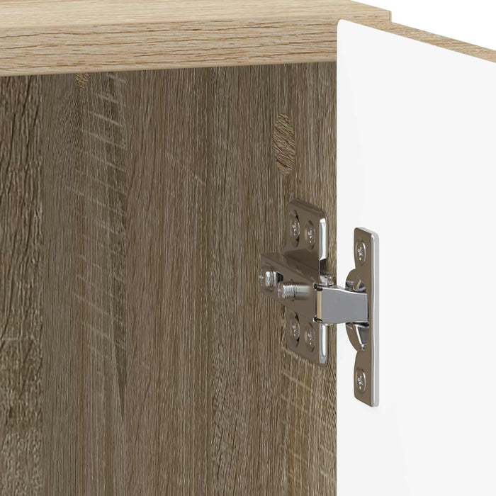 Dulap de noapte Stejar Sonoma 43 x 34,5 x 50 cm Lemn prelucrat - WALTI WALTI