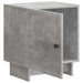 Dulap de noapte Gri Beton 43 x 34,5 x 50 cm Lemn prelucrat - WALTI WALTI