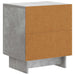 Dulap de noapte Gri Beton 43 x 34,5 x 50 cm Lemn prelucrat - WALTI WALTI