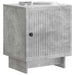 Dulap de noapte Gri Beton 43 x 34,5 x 50 cm Lemn prelucrat - WALTI WALTI