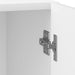 Dulap de noapte 2 pcs Alb foarte lucios 43 x 34,5 x 50 cm - WALTI WALTI