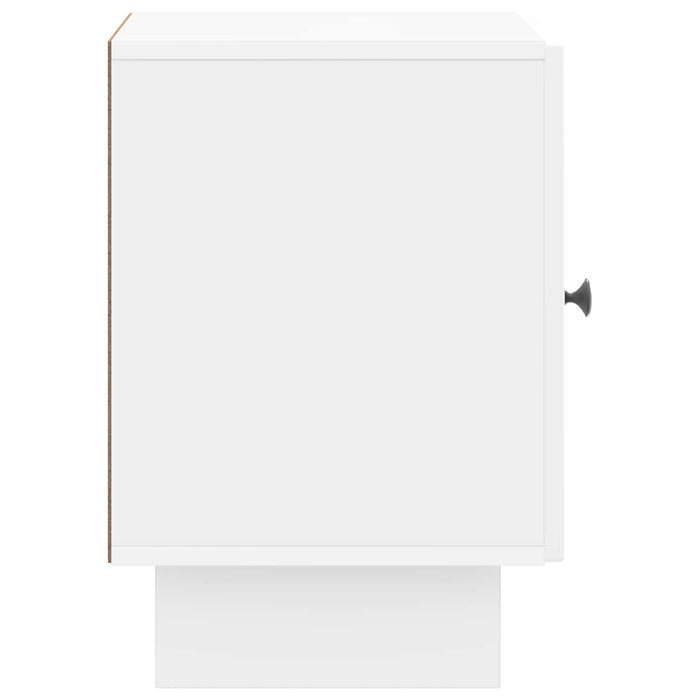 Dulap de noapte 2 pcs Alb foarte lucios 43 x 34,5 x 50 cm - WALTI WALTI