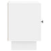 Dulap de noapte 2 pcs Alb foarte lucios 43 x 34,5 x 50 cm - WALTI WALTI