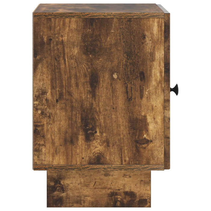 Dulap de noapte 2 pcs Stejar fumuriu 43 x 34,5 x 50 cm - WALTI WALTI