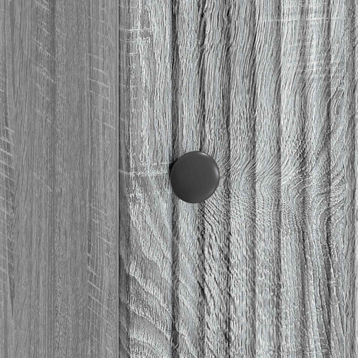 Dulap de noapte Sonoma gri 43 x 34,5 x 50 cm Lemn prelucrat - WALTI WALTI