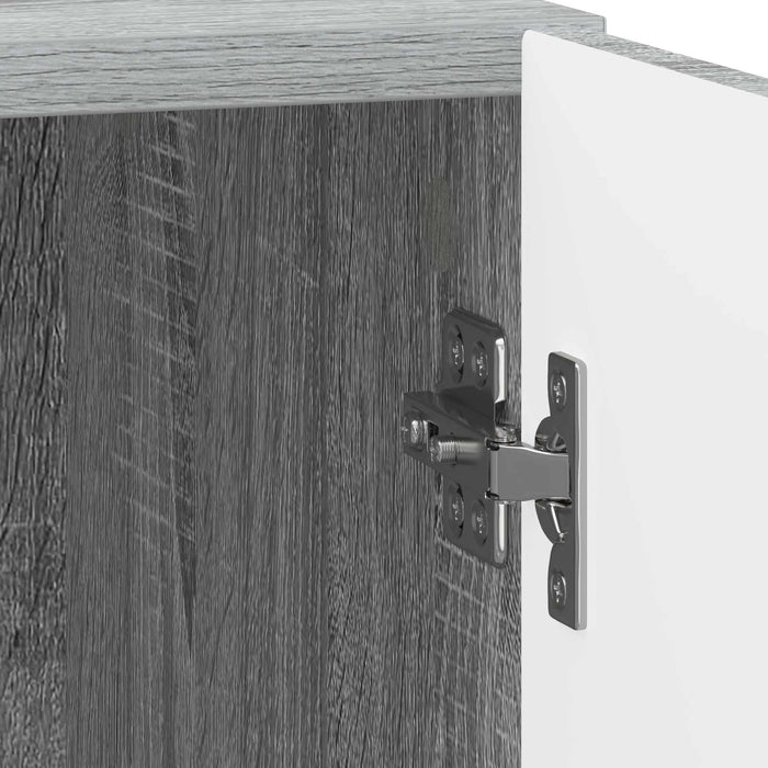 Dulap de noapte Sonoma gri 43 x 34,5 x 50 cm Lemn prelucrat - WALTI WALTI