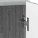 Dulap de noapte Sonoma gri 43 x 34,5 x 50 cm Lemn prelucrat - WALTI WALTI