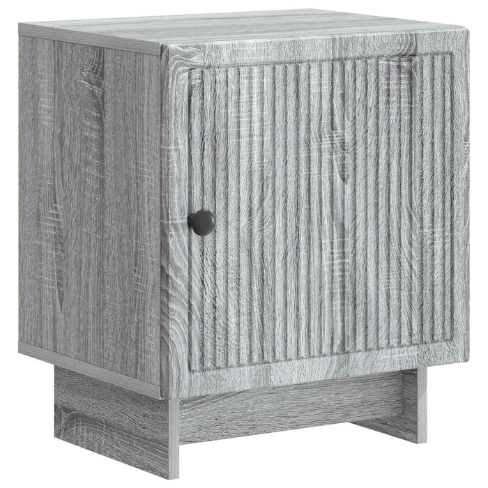 Dulap de noapte Sonoma gri 43 x 34,5 x 50 cm Lemn prelucrat - WALTI WALTI