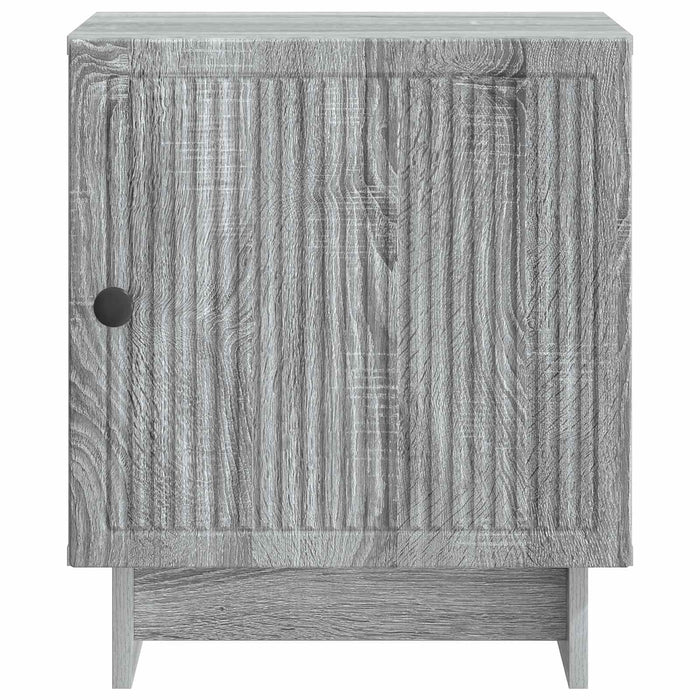 Dulap de noapte Sonoma gri 43 x 34,5 x 50 cm Lemn prelucrat - WALTI WALTI
