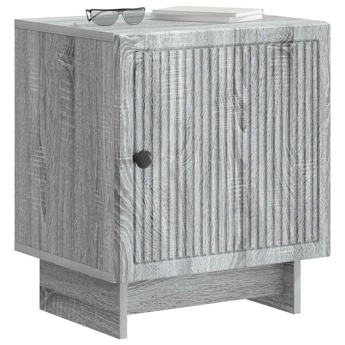 Dulap de noapte Sonoma gri 43 x 34,5 x 50 cm Lemn prelucrat - WALTI WALTI