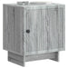 Dulap de noapte Sonoma gri 43 x 34,5 x 50 cm Lemn prelucrat - WALTI WALTI