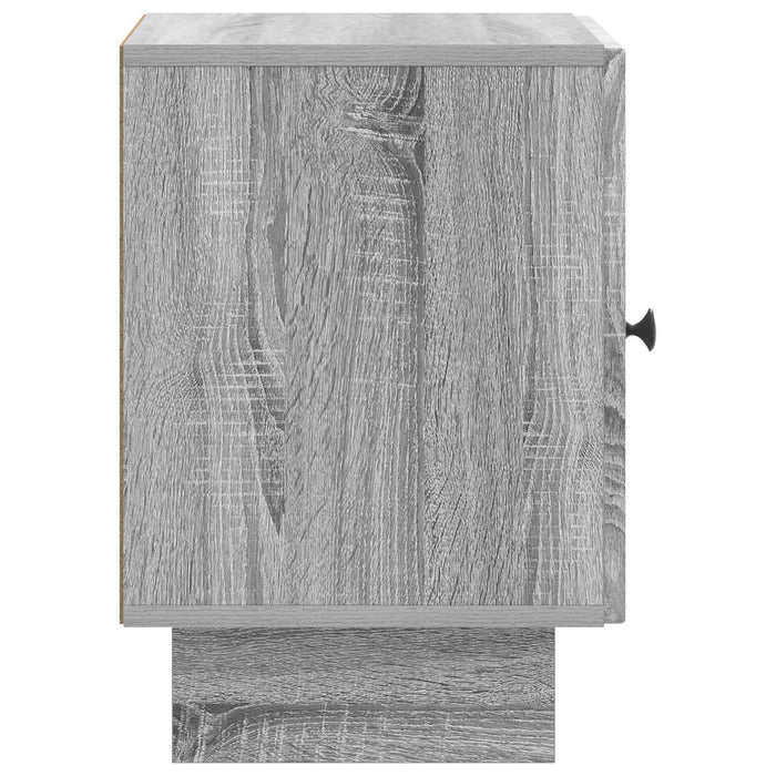 Dulap de noapte Sonoma gri 43 x 34,5 x 50 cm Lemn prelucrat - WALTI WALTI