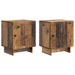 Dulap de noapte 2 pcs Lemn vechi 43 x 34,5 x 50 cm - WALTI WALTI