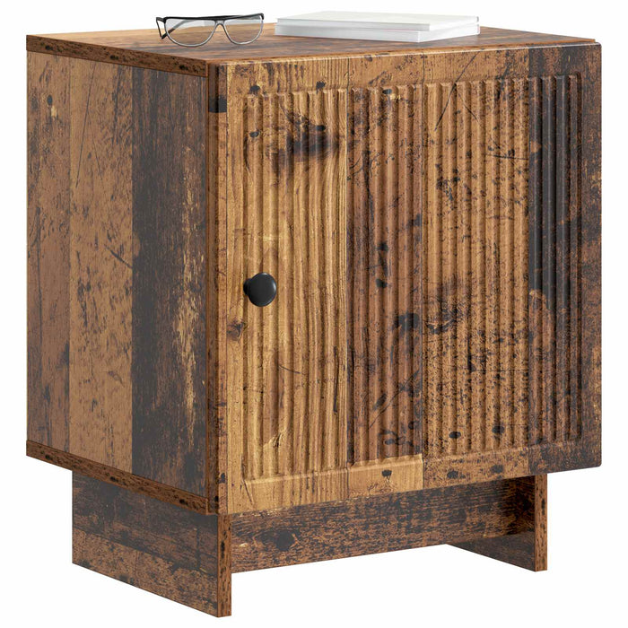 Dulap de noapte 2 pcs Lemn vechi 43 x 34,5 x 50 cm - WALTI WALTI