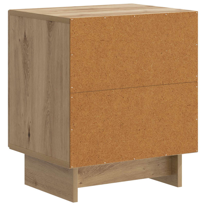Dulap de noapte 2 pcs Stejar Artizanal 43 x 34,5 x 50 cm - WALTI WALTI