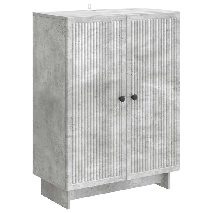 Bufet Gri Beton 66 x 34,5 x 90 cm Lemn prelucrat - WALTI WALTI