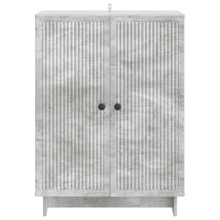 Bufet Gri Beton 66 x 34,5 x 90 cm Lemn prelucrat - WALTI WALTI