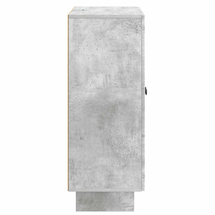 Bufet Gri Beton 66 x 34,5 x 90 cm Lemn prelucrat - WALTI WALTI