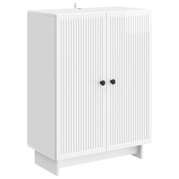 Bufet Alb foarte lucios 66 x 34,5 x 90 cm Lemn prelucrat - WALTI WALTI