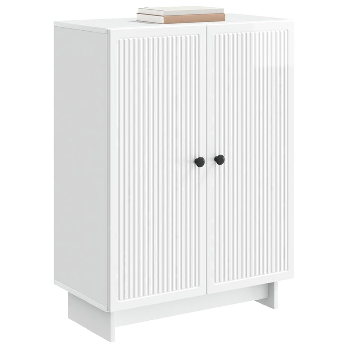 Bufet Alb foarte lucios 66 x 34,5 x 90 cm Lemn prelucrat - WALTI WALTI