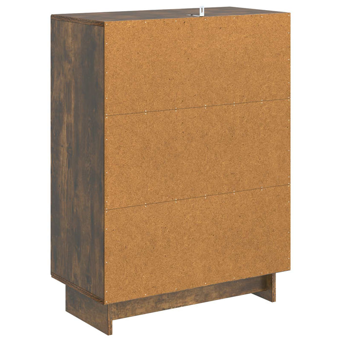 Bufet Stejar fumuriu 66 x 34,5 x 90 cm Lemn prelucrat - WALTI WALTI